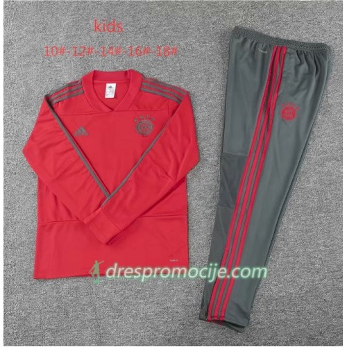 FC Bayern München Dječji Komplet Sweatshirts Crvena 2018/19 FC Bayern München Dječji Komplet Sweatshirts Crvena 2018/19